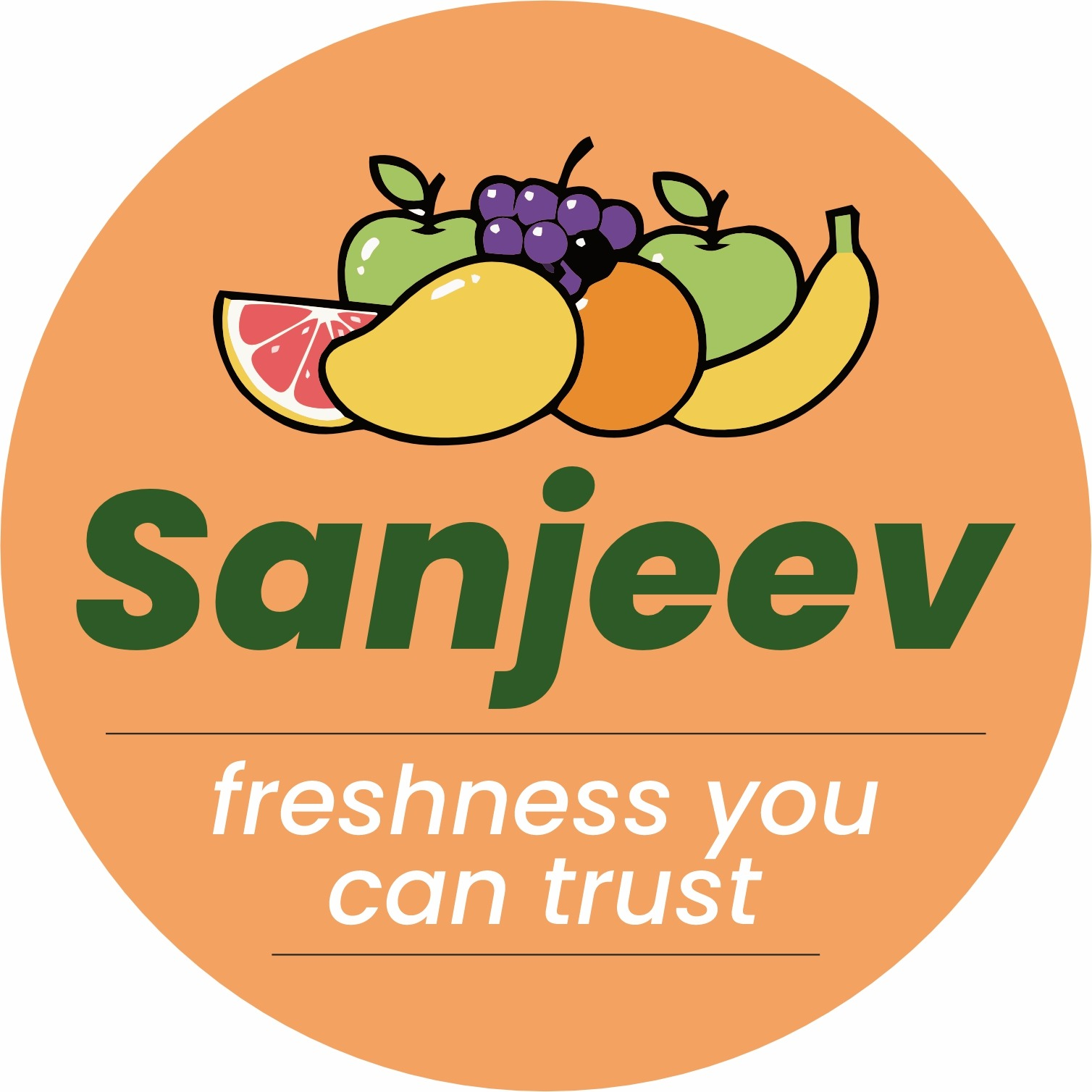 Sanjeev Fruits Logo